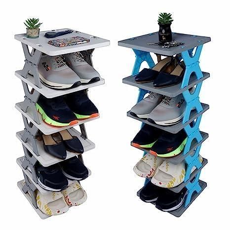 Smart Foldable 4-Layer Shoe Rack