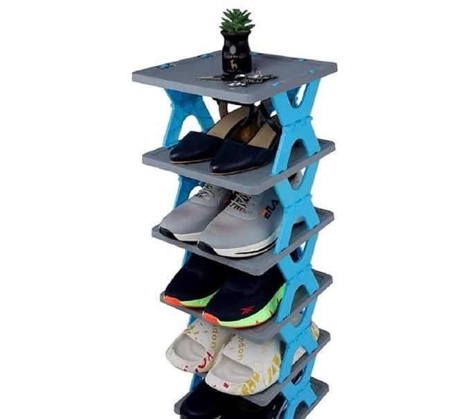 Smart Foldable 4-Layer Shoe Rack