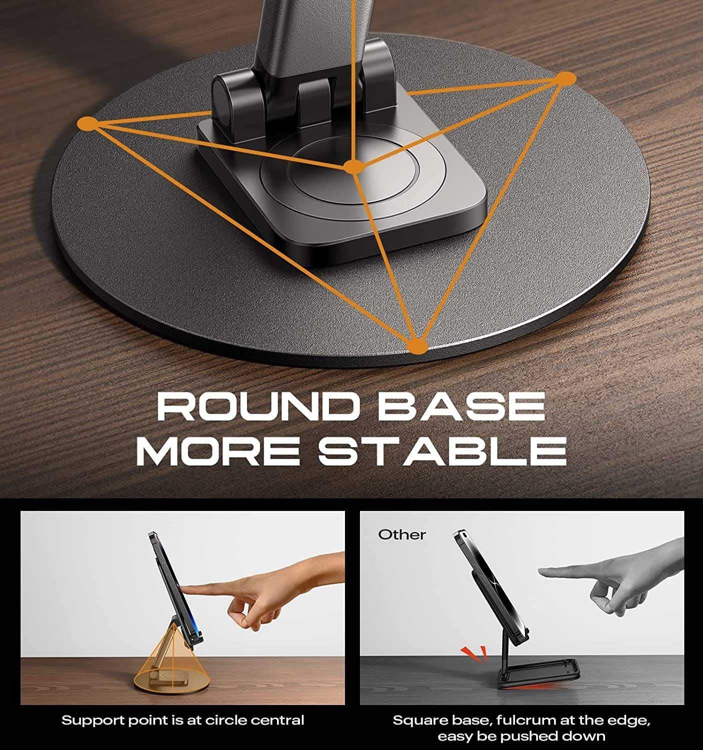 ³⁶⁰ Rotation Height & Angle Adjustable Mobile Phone Stand