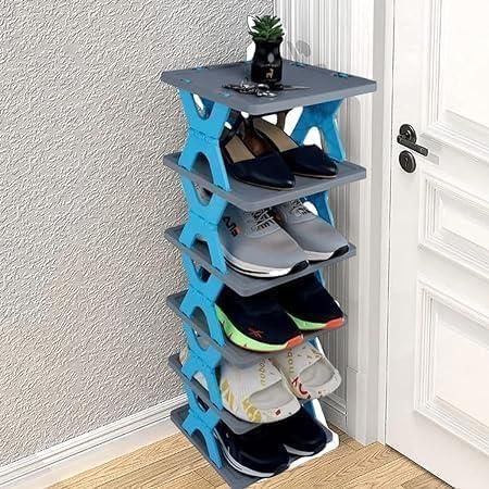 Smart Foldable 4-Layer Shoe Rack