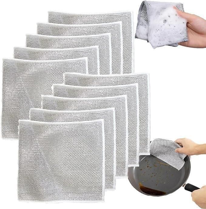 Multipurpose Wire Dishwashing Rags (Wet and Dry)