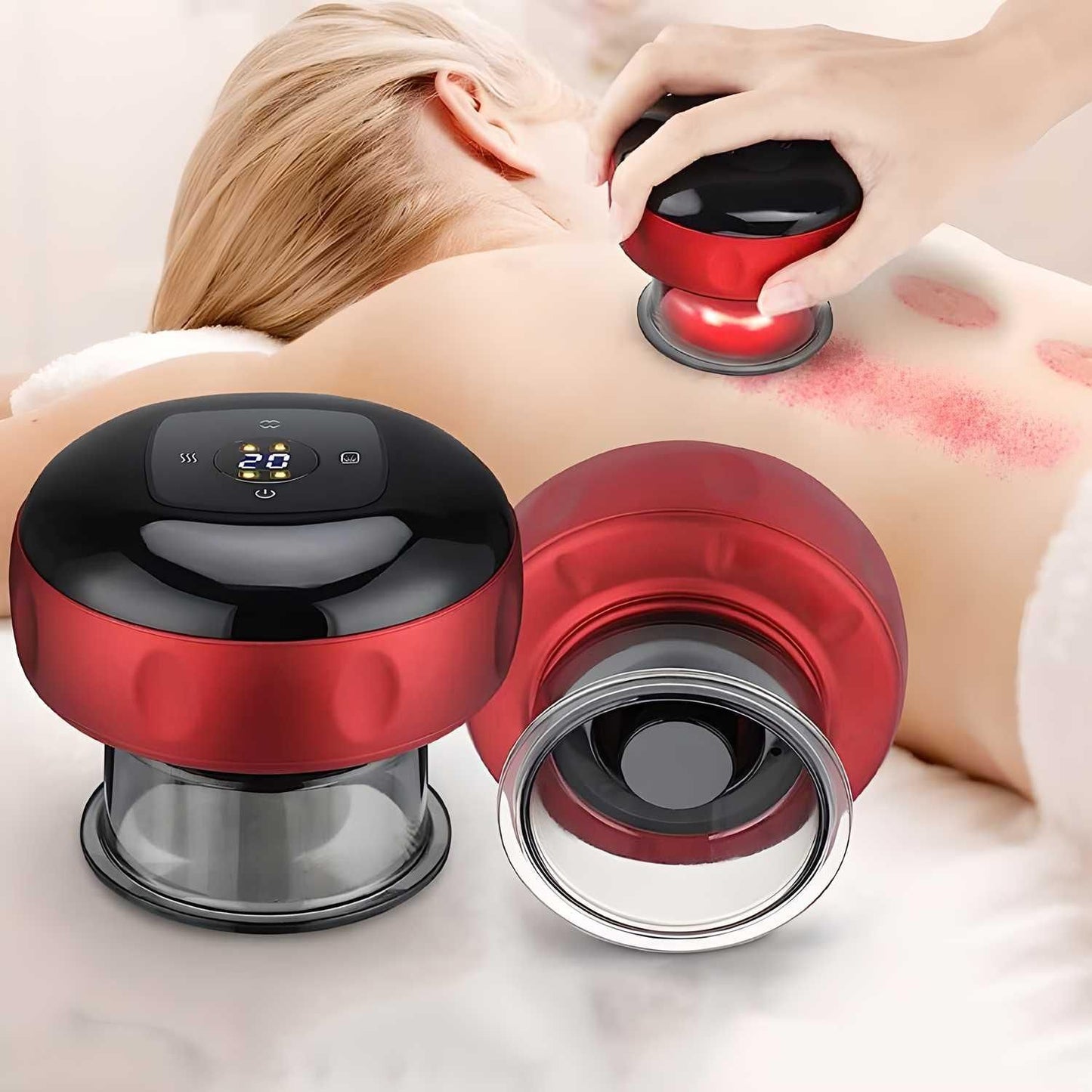 Electric Cupping Therapy Machine with 12-Level Temperature & Suction