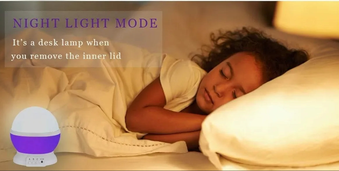 Star Master Rotating ³⁶⁰ Moon Night Light Lamp Projector