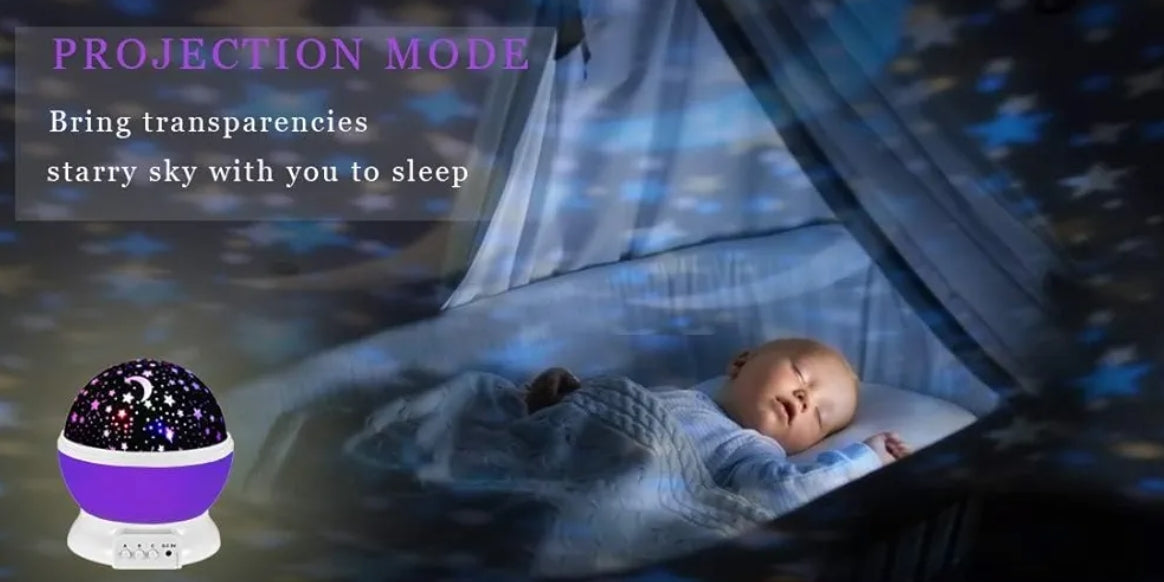 Star Master Rotating ³⁶⁰ Moon Night Light Lamp Projector