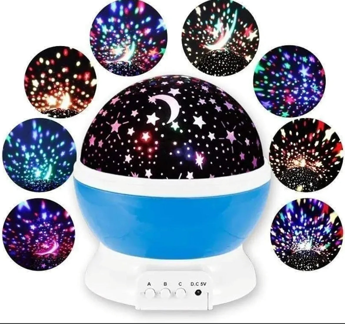 Star Master Rotating ³⁶⁰ Moon Night Light Lamp Projector