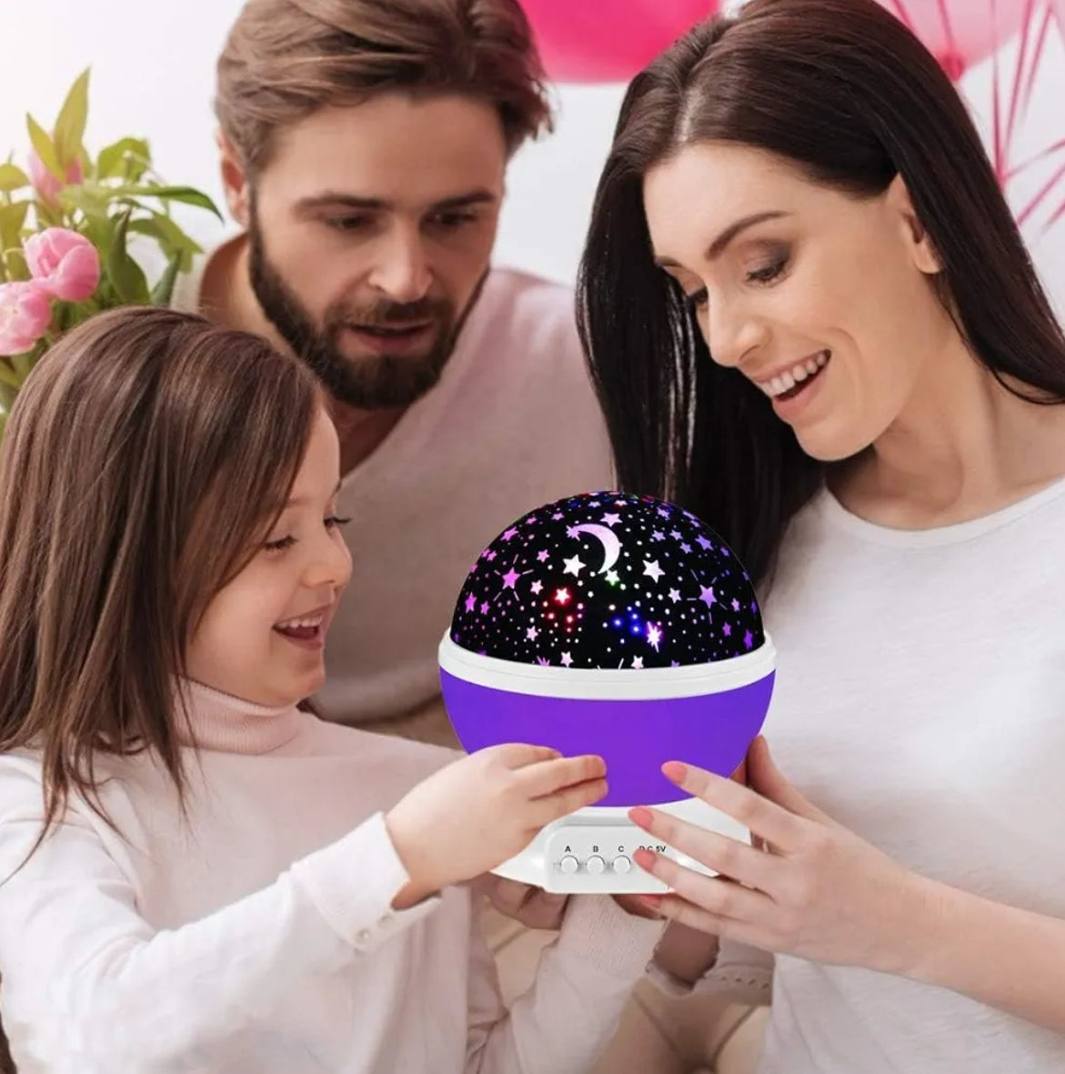 Star Master Rotating ³⁶⁰ Moon Night Light Lamp Projector