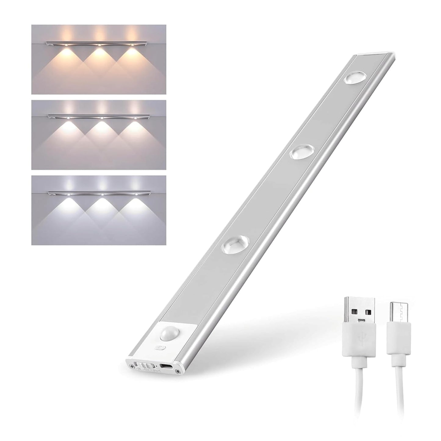 LED PIR Motion Sensor Cabinet Light (USB Rechargeable)